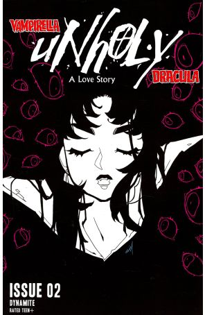 Vampirella Dracula Unholy 2H published by Dynamite with cover art by Rose Besch