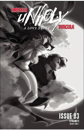 Vampirella Dracula Unholy 3H published by Dynamite with cover art by Rose Besch