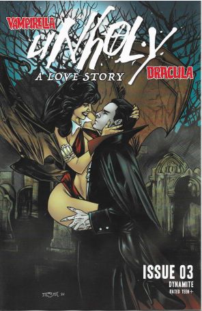 Vampirella Dracula Unholy 3O published by Dynamite with cover art by Michael Sta. Maria