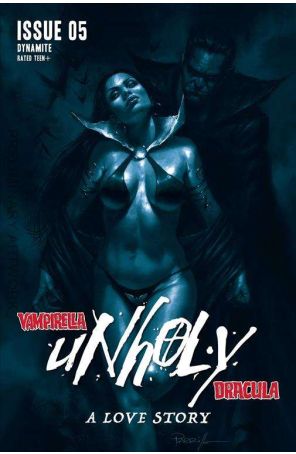 Vampirella Dracula Unholy 5F published by Dynamite with cover art by Lucio Parrillo