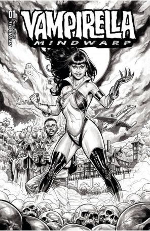 Vampirella Mind Warp 1H published by Dynamite with cover art by Ben Dewey