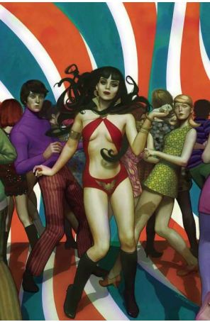 Vampirella Mind Warp 1U published by Dynamite with cover art by Rebeca Puebla