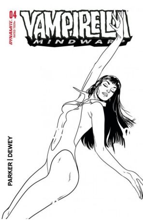 Vampirella Mind Warp 4M published by Dynamite with cover art by Jonathan Case
