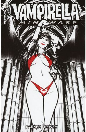 Vampirella Mind Warp 4N published by Dynamite with cover art by Valentina Pinti