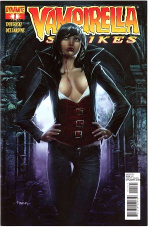 Vampirella Strikes (2nd Series) 1B published by Dynamite with cover art by David Finch