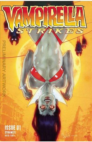 Vampirella Strikes (3rd Series) 1D published by Dynamite with cover art by Ben Caldwell