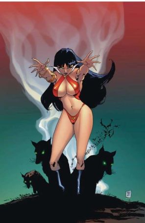 Vampirella Strikes (3rd Series) 5R published by Dynamite with cover art by Tim Sale