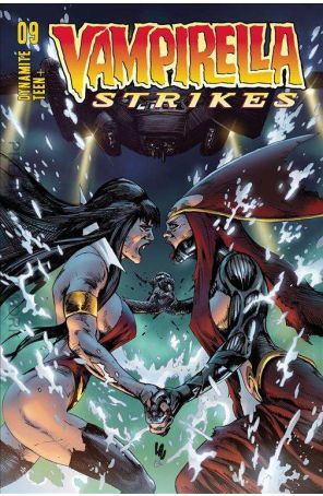 Vampirella Strikes (3rd Series) 9D published by Dynamite with cover art by Jonathan Lau