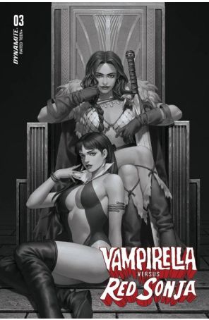 Vampirella Versus Red Sonja 3N published by Dynamite with cover art by Junggeun Yoon