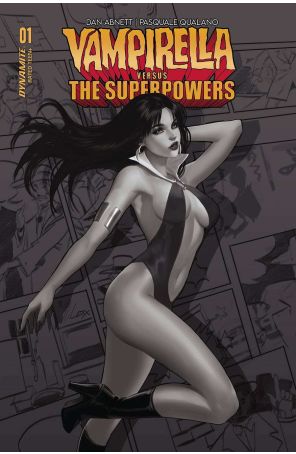 Vampirella Versus The Superpowers 1V published by Dynamite with cover art by Lesley Leirix Li