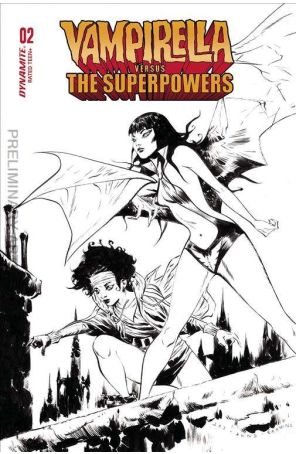 Vampirella Versus The Superpowers 2G published by Dynamite with cover art by Jae Lee