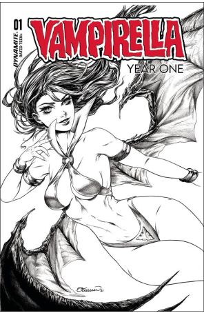 Vampirella Year One 1L published by Dynamite with cover art by Collette Turner