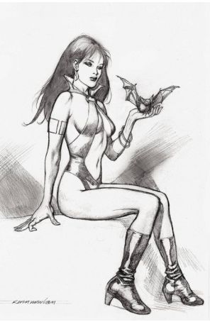 Vampirella Year One 3V published by Dynamite with cover art by Kevin Nowlan