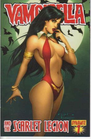 Vampirella and the Scarlet Legion 1C published by Dynamite with cover art by Bill Tucci