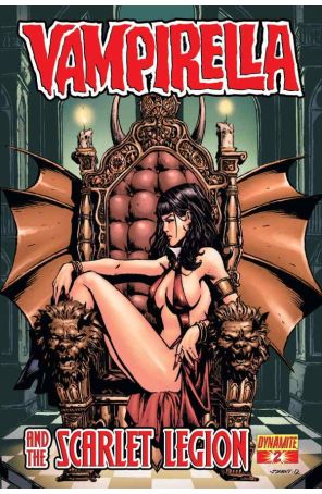 Vampirella and the Scarlet Legion 2B published by Dynamite with cover art by Johnny Desjardins