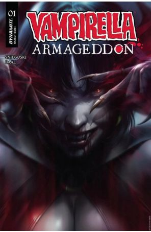 Vampirella: Armageddon 1A published by Dynamite with cover art by Francesco Mattina