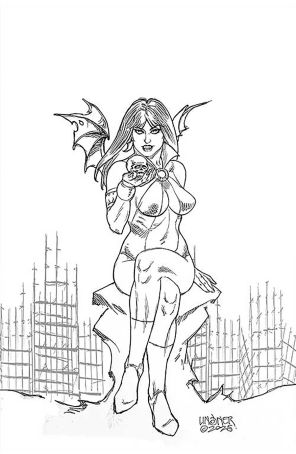 Vampirella: Armageddon 1S published by Dynamite with cover art by Joseph Michael Linsner