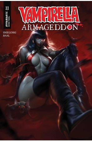 Vampirella: Armageddon 11A published by Dynamite with cover art by Francesco Mattina