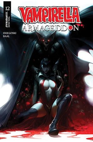 Vampirella: Armageddon 12A published by Dynamite with cover art by Francesco Mattina