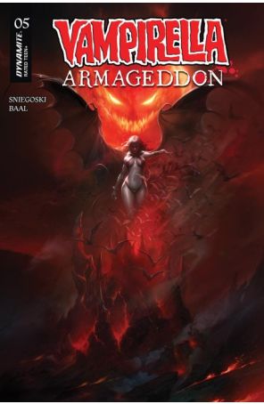 Vampirella: Armageddon 5A published by Dynamite with cover art by Francesco Mattina