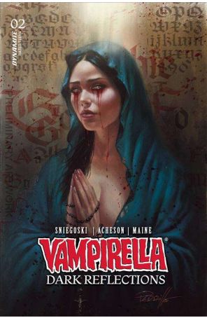 Vampirella: Dark Reflections 2B published by Dynamite with cover art by Lucio Parrillo