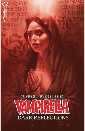 Vampirella: Dark Reflections 2W published by Dynamite with cover art by Lucio Parrillo