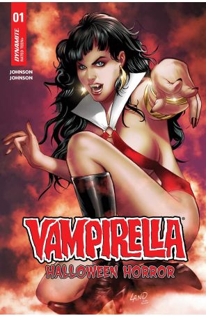 Vampirella: Halloween Horror 1A published by Dynamite with cover art by Greg Land
