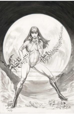 Vampirella: Halloween Horror 1O published by Dynamite with cover art by Buzz