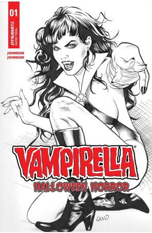 Vampirella: Halloween Horror 1Q published by Dynamite with cover art by Greg Land