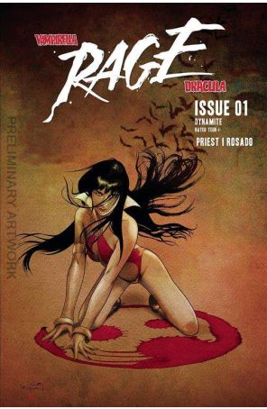 Vampirella/Dracula: Rage 1G published by Dynamite with cover art by Ergun Gunduz