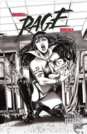 Vampirella/Dracula: Rage 1I published by Dynamite with cover art by Mike Krome