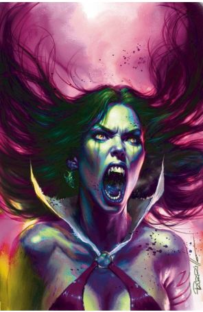 Vampirella/Dracula: Rage 1X published by Dynamite with cover art by Lucio Parrillo