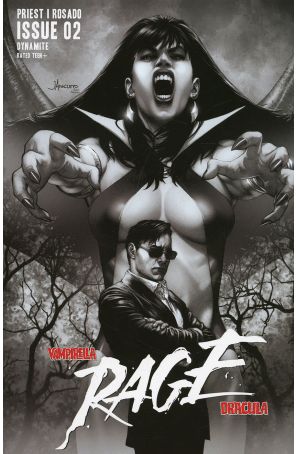 Vampirella/Dracula: Rage 2F published by Dynamite with cover art by Jay Anacleto