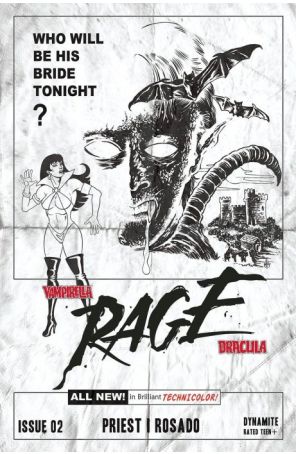 Vampirella/Dracula: Rage 2G published by Dynamite with cover art by Mike Krome