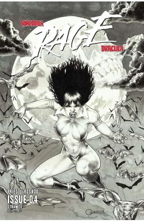 Vampirella/Dracula: Rage 4G published by Dynamite with cover art by Geebo Vigonte