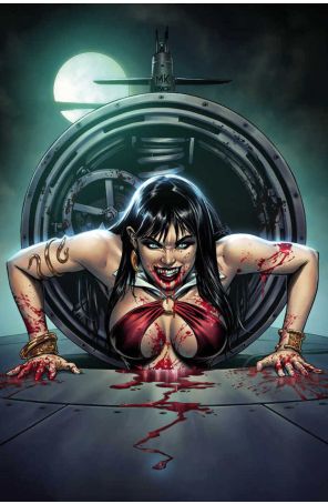 Vampirella/Dracula: Rage 4M published by Dynamite with cover art by Mike Krome