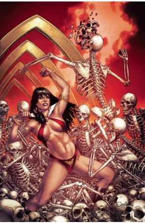Vampirella/Dracula: Rage 5N published by Dynamite with cover art by Geebo Vigonte