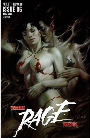 Vampirella/Dracula: Rage 6A published by Dynamite with cover art by Lucio Parrillo
