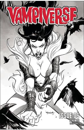 Vampiverse 5F published by Dynamite with cover art by Stephen Segovia