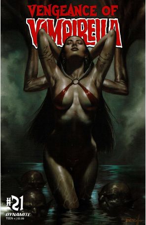 Vengeance of Vampirella (2nd Series) 21A published by Dynamite with cover art by Lucio Parrillo