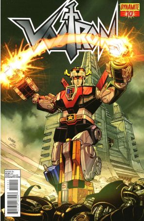 Voltron (Dynamite, Vol. 1) 10 published by Dynamite with cover art by Sean Chen
