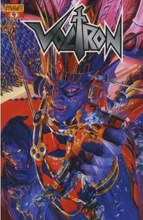 Voltron (Dynamite, Vol. 1) 4A published by Dynamite with cover art by Alex Ross