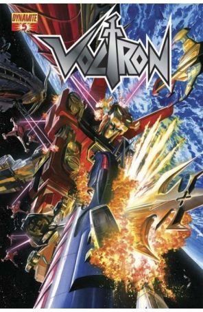 Voltron (Dynamite, Vol. 1) 5A published by Dynamite with cover art by Alex Ross