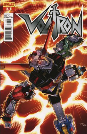 Voltron (Dynamite, Vol. 1) 8 published by Dynamite with cover art by Sean Chen