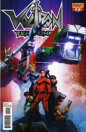 Voltron: Year One 2A published by Dynamite with cover art by Admira Wijaya