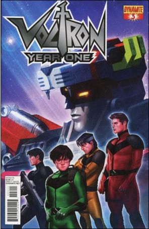 Voltron: Year One 3 published by Dynamite with cover art by Admira Wijaya