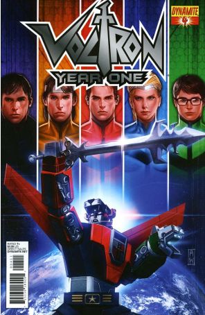 Voltron: Year One 4 published by Dynamite with cover art by Admira Wijaya