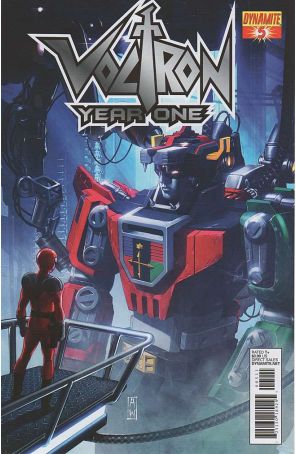 Voltron: Year One 5 published by Dynamite with cover art by Admira Wijaya
