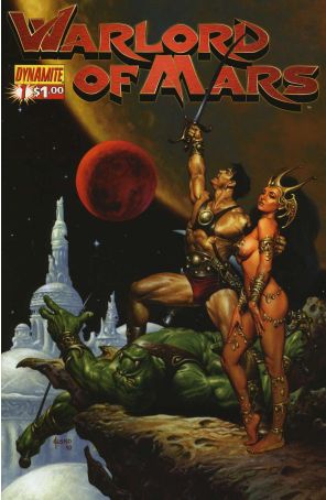 Warlord of Mars 1C published by Dynamite with cover art by Joe Jusko