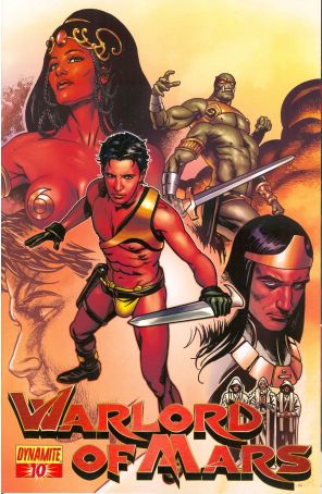 Warlord of Mars 10B published by Dynamite with cover art by Stephen Sadowski